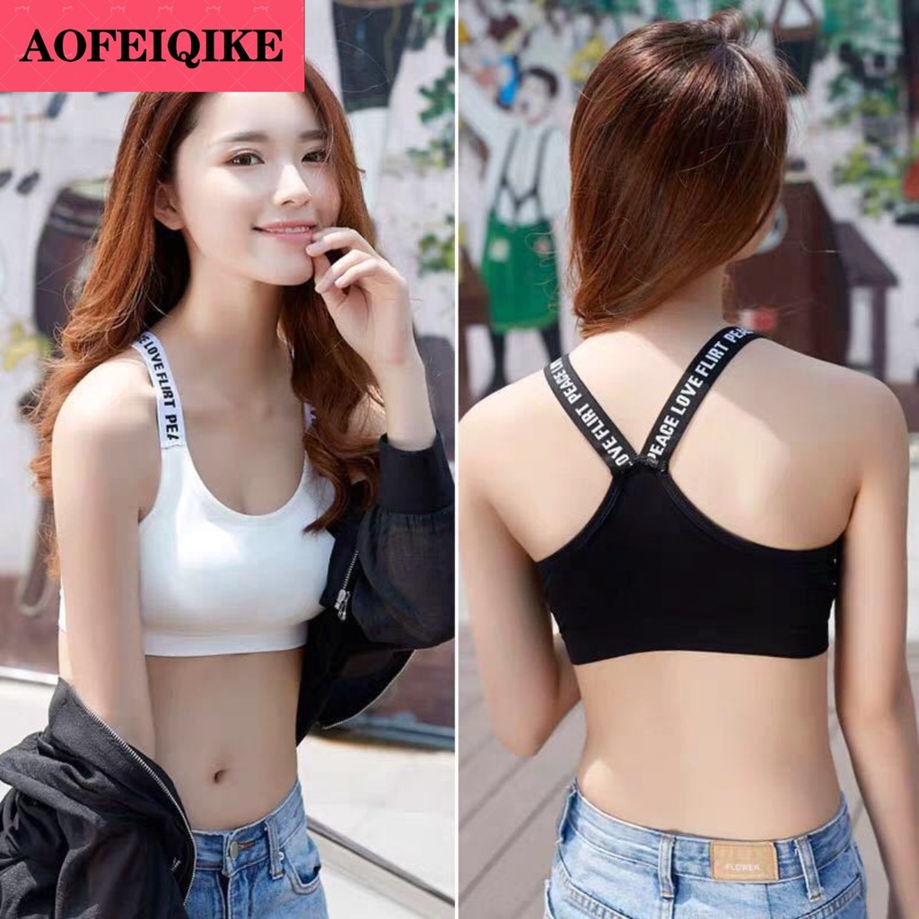 40-65Kg Sexy Bra Top Women Spo - Suspender Tank Top ulasan dan harga
