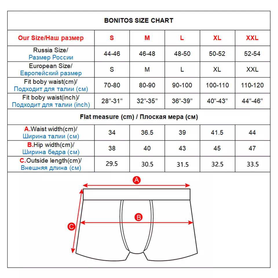 6pcs White Men Panties Cotton  - Boxer Shorts Modal ulasan dan harga