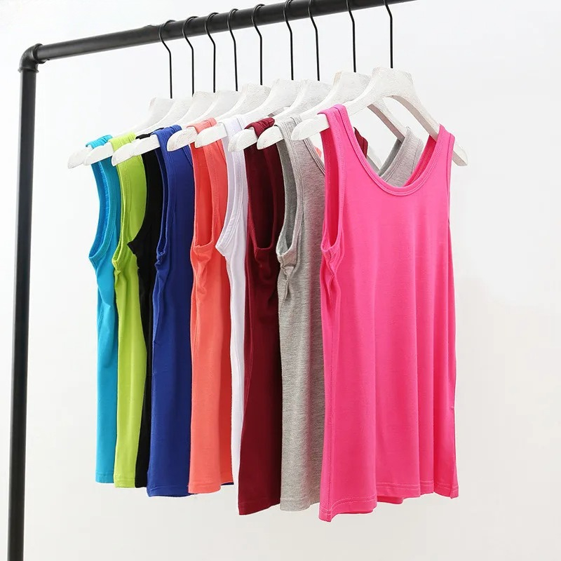2PCS Women Tanks Summer Camis  - Sleeveless Undershirt ulasan dan harga