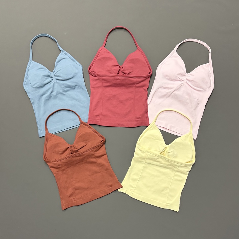 Gym Women Sports Tank Top Seam - Suspender Tank Top ulasan dan harga