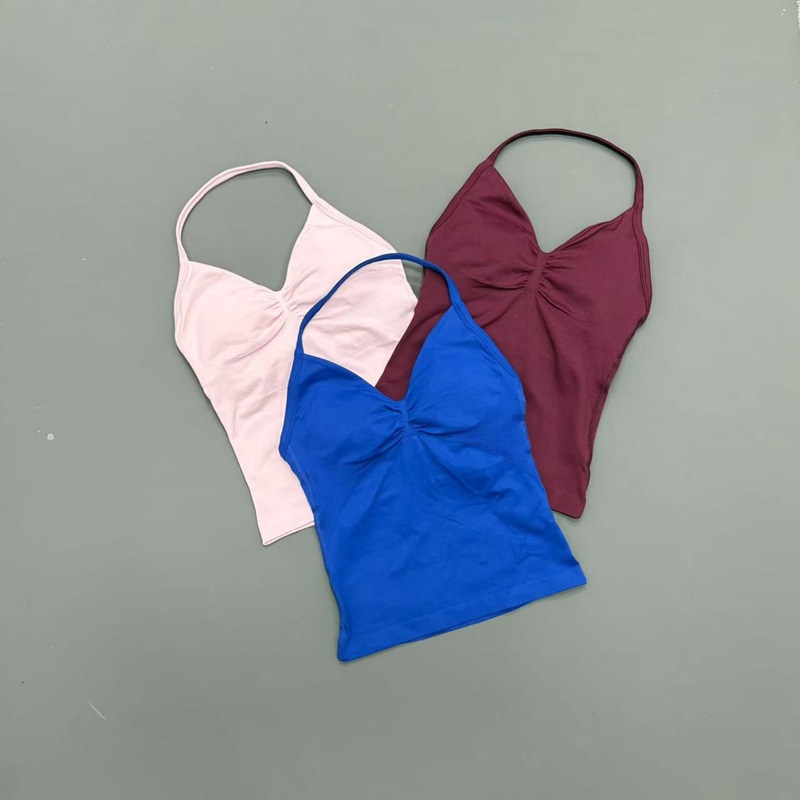 Gym Women Sports Tank Top Seam - Suspender Tank Top ulasan dan harga
