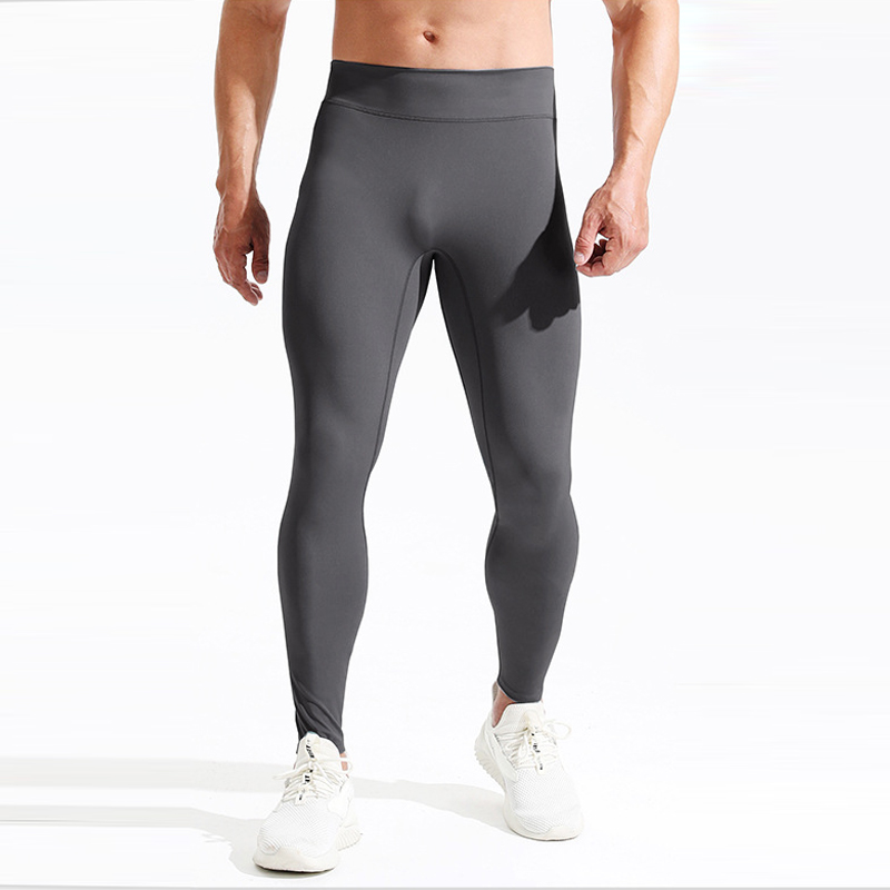 Men High Waist Compression Lon - Compression Long Pant ulasan dan harga