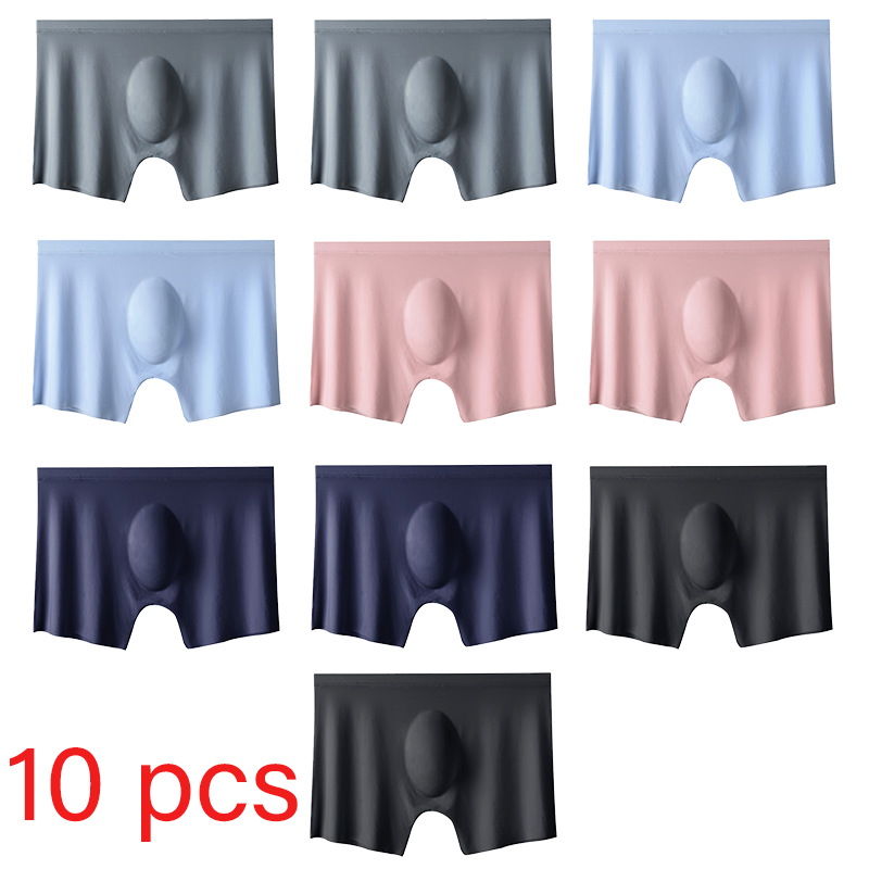 10 Pcs/Lot Men's Summer Ice Si - Boxer Shorts Modal ulasan dan harga
