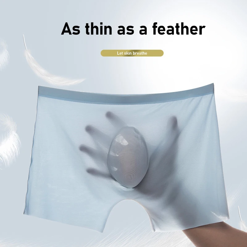 10 Pcs/Lot Men's Summer Ice Si - Boxer Shorts Modal ulasan dan harga
