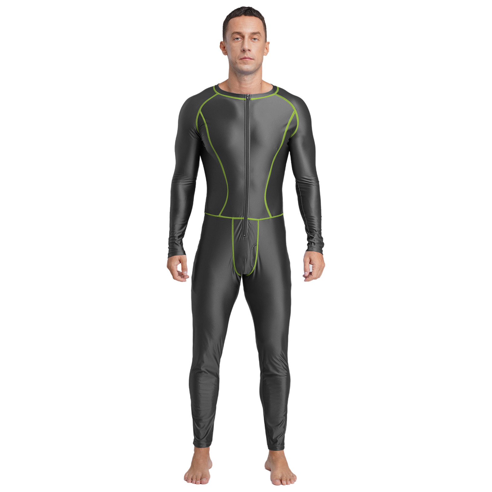 Swimwear Mens Swimsuit Glossy  - Compression Long Pant ulasan dan harga