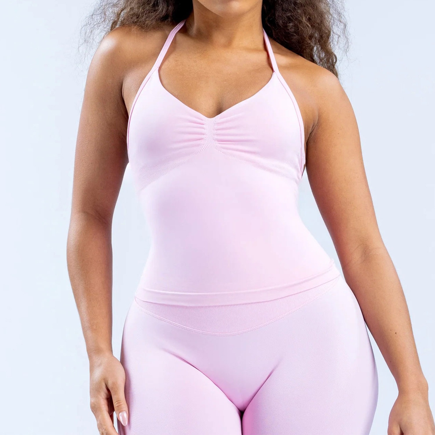 Women's Halter Neck Yoga Tank  - Suspender Tank Top ulasan dan harga