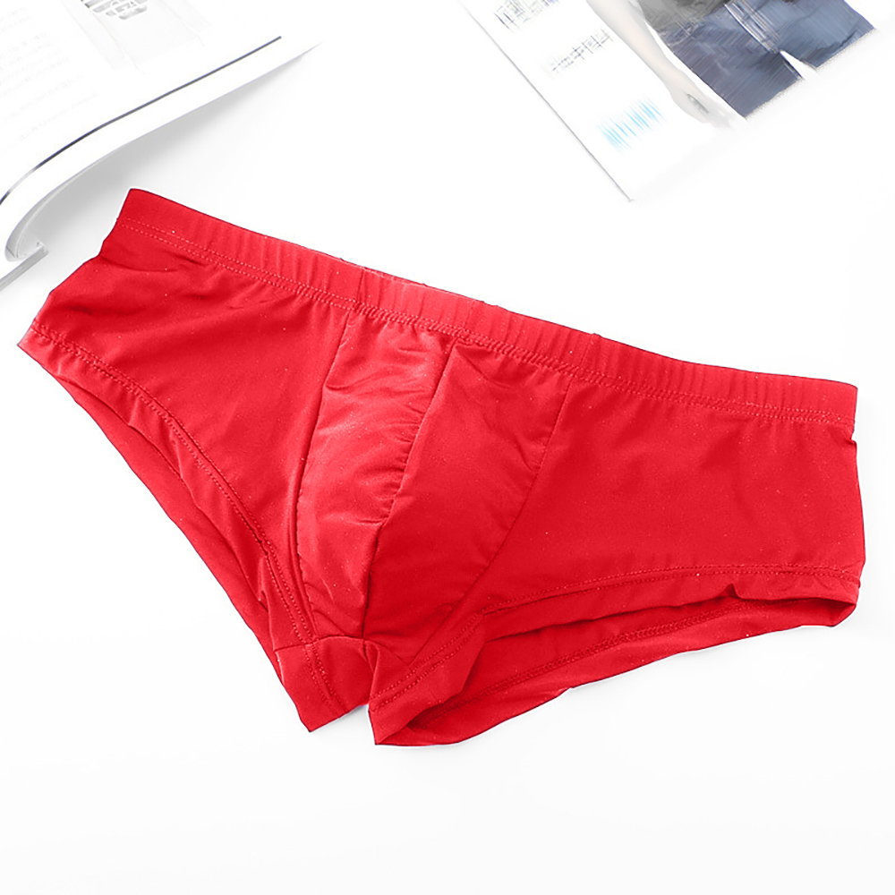Ice Silk Underwear Boxer Brief - Pouch Boxer Pouch ulasan dan harga
