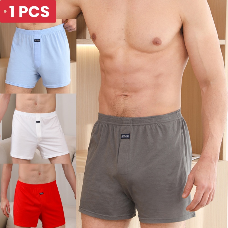 1PCS Men's Underwear Aro Pants - Boxer Brief Pack Cotton ulasan dan harga