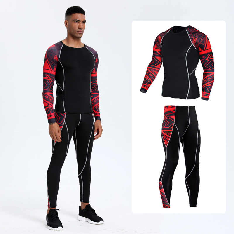 Men's PRO Sports Fitness Suit: - Compression Long Pant ulasan dan harga