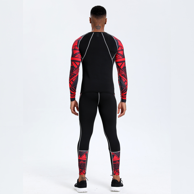 Men's PRO Sports Fitness Suit: - Compression Long Pant ulasan dan harga