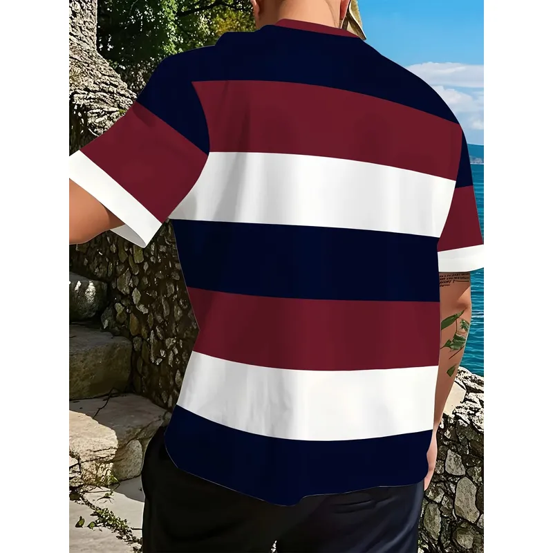 for Men Fashion T Shirt Outdoo - Undershirt Crew Neck ulasan dan harga