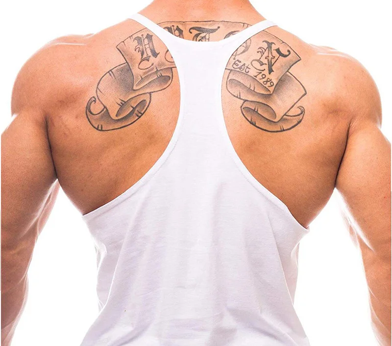 Top Gyms Men's Clothes Tank Ve - Undershirt Crew Neck ulasan dan harga
