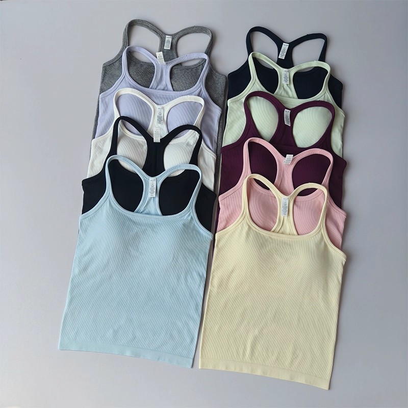 Summer Women's Yoga Camisole S - Tank Top Ribbed ulasan dan harga