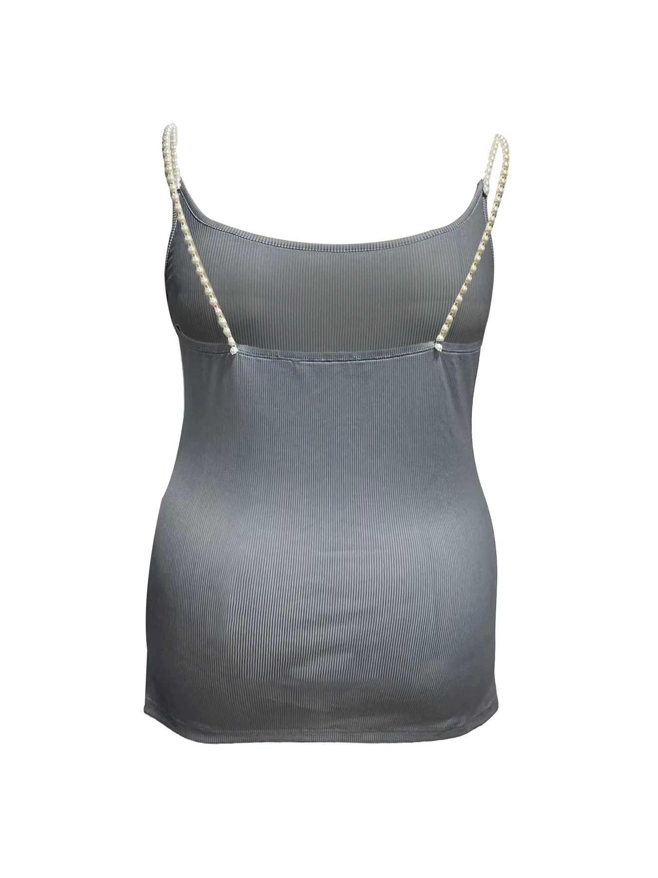 Plus Size Square Neck Pearl St - Tank Top Ribbed ulasan dan harga